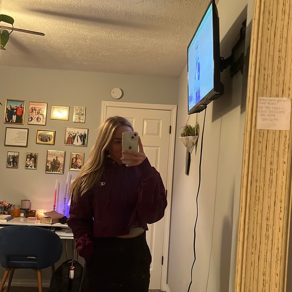 Champion Cropped Hoodie - Picture 4 of 4